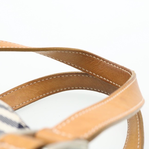 BURBERRY Nova Check Hand Bag Blue Auth yk3346 - Picture 8 of 16